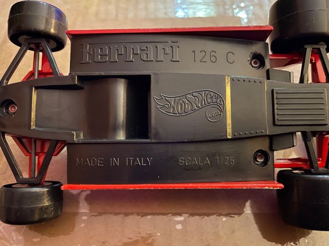 Modellino Ferrari 126c scala 1/25 anni 80