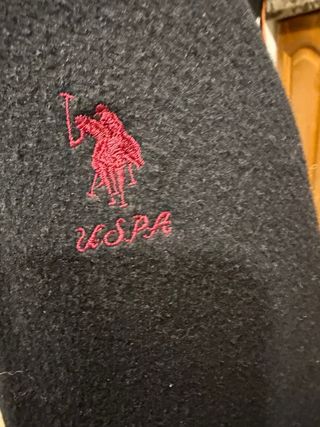 Chaqueton lana azul mujer