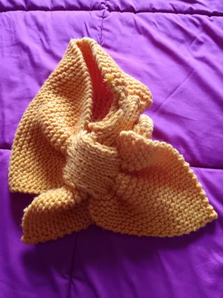 Bufanda hecha a mano