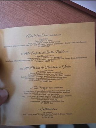 Magico Natale Cristina D'Avena CD Autografato