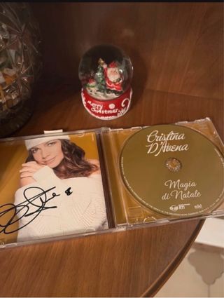 Magico Natale Cristina D'Avena CD Autografato