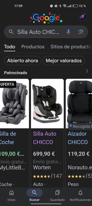 Sillas de coche