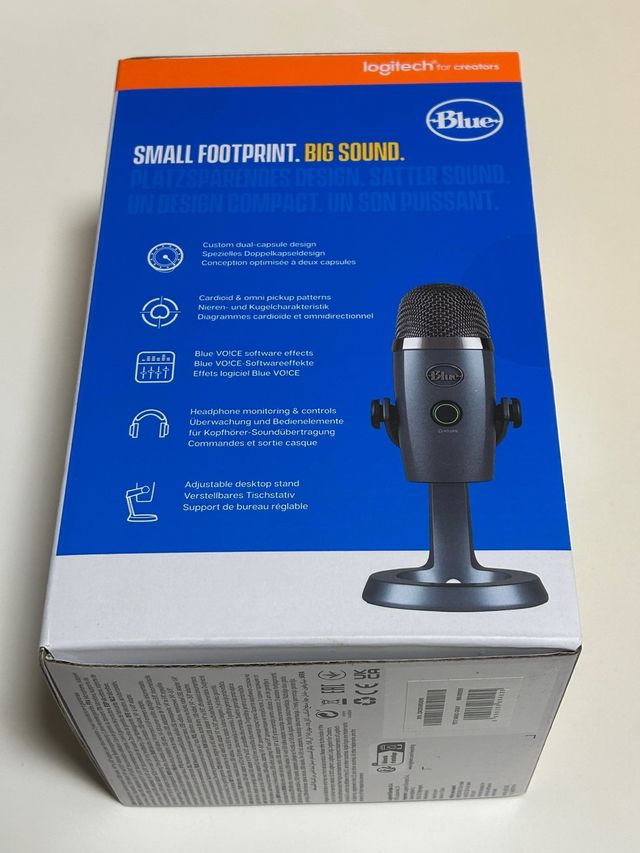 Microfono Logitech for Creator Blue Yeti Nano