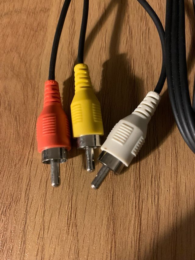 MINI USB de 6 pines a AV RCA Canon