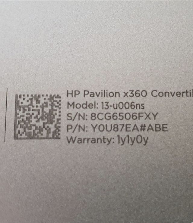 Portátil hp x360