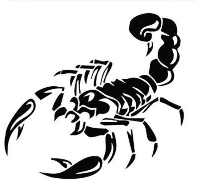Pegatina Scorpion
