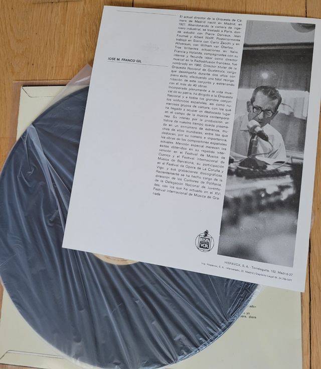 Luis De Pablo, José María Franco Gil ‎– Polar