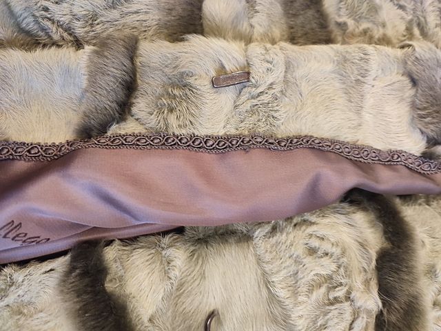 Abrigo de piel auténtica