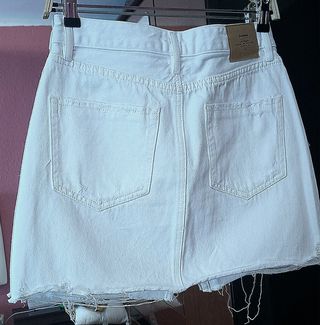 Falda tejana blanco M