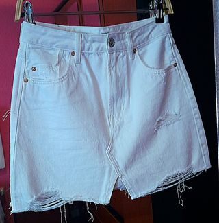 Falda tejana blanco M