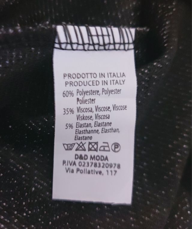 Pantalone donna con brillantini.