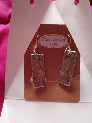 Pendientes plata hechos a mano
