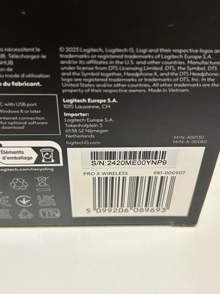 Logitech G PRO X LIGHTSPEED Auriculares