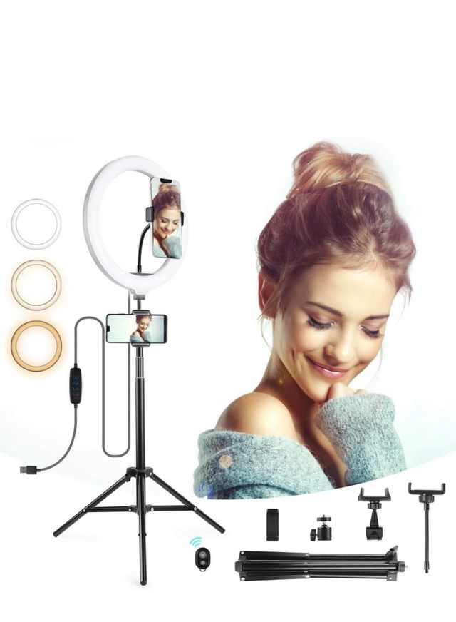 Aro de Luz con Tripode, 10" live