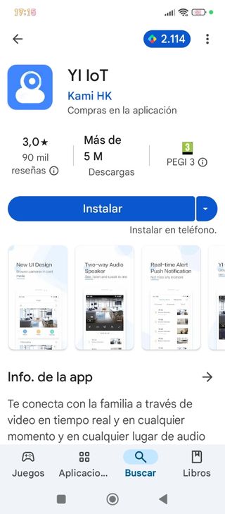 Cámara de vigilancia wifi