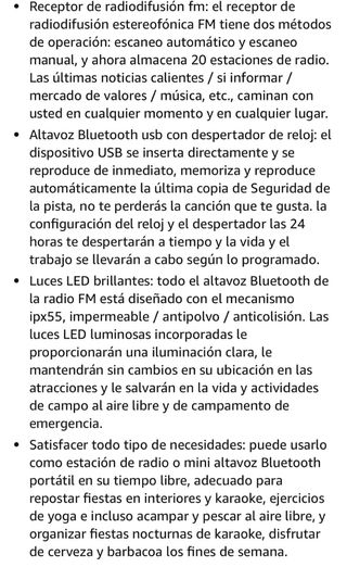 Radio Portátil USB - Nueva a estrenar