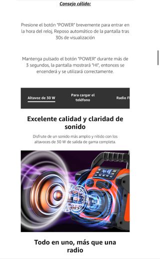 Radio Portátil USB - Nueva a estrenar