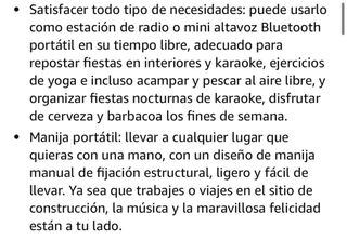 Radio Portátil USB - Nueva a estrenar