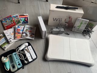 Wii + Wii fit + juegos
