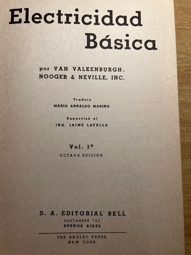 Lote Elecrtricidad Básica