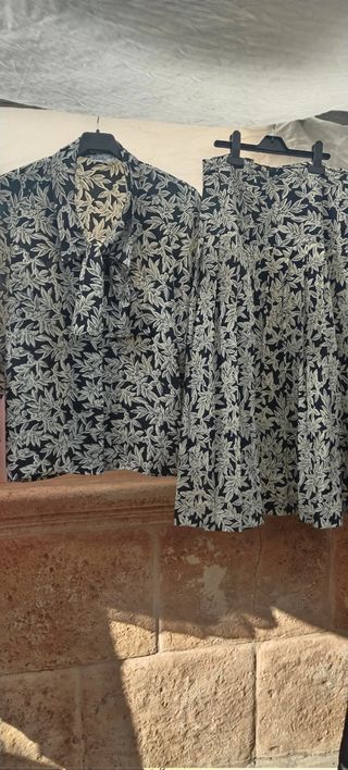 Traje de tela fina