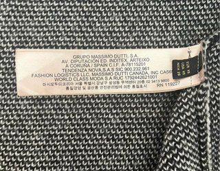Capa lana y cuero. TXS. Massimo Dutti