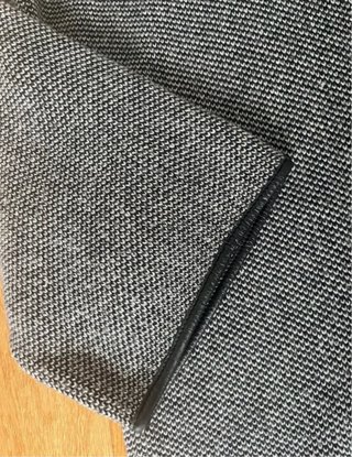 Capa lana y cuero. TXS. Massimo Dutti