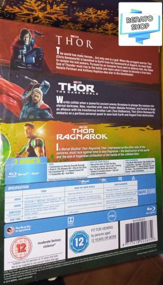 3XThor ( blu-ray) Trilogia