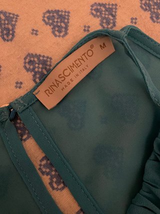 Vestito lungo azzurro