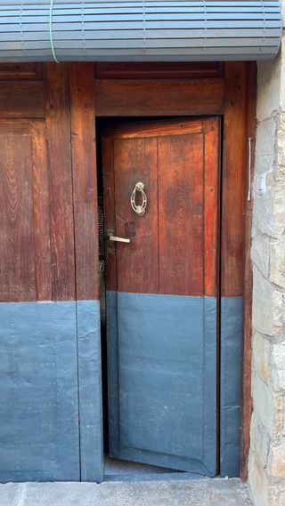 Puerta rustica de madera mobila NEGOCIABLE