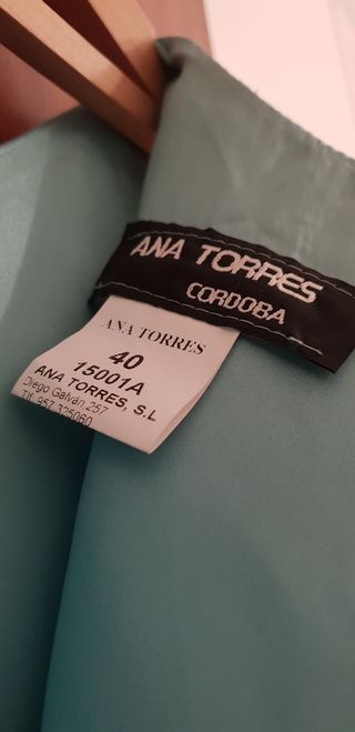 Vestido fiesta, Ana Torres