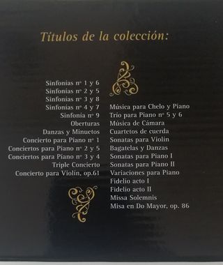 CD's Beethoven la obra de un genio