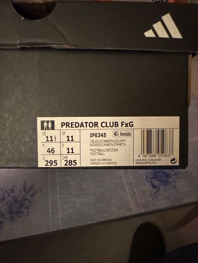 BOTAS DE FUTBOL PREDATOR