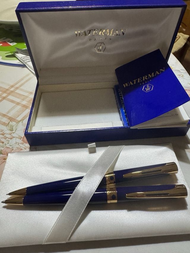 Waterman l’elaton blue sfera + portamine