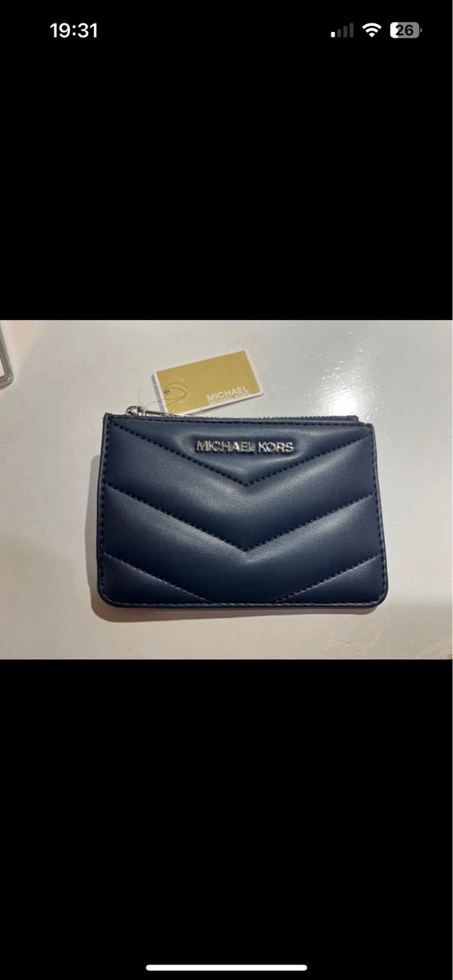Monedero Michael Kors azul marino