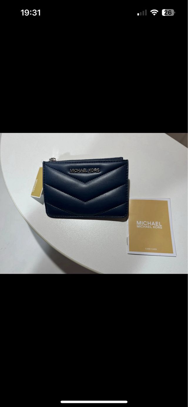 Monedero Michael Kors azul marino