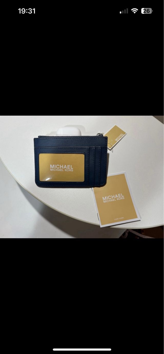 Monedero Michael Kors azul marino