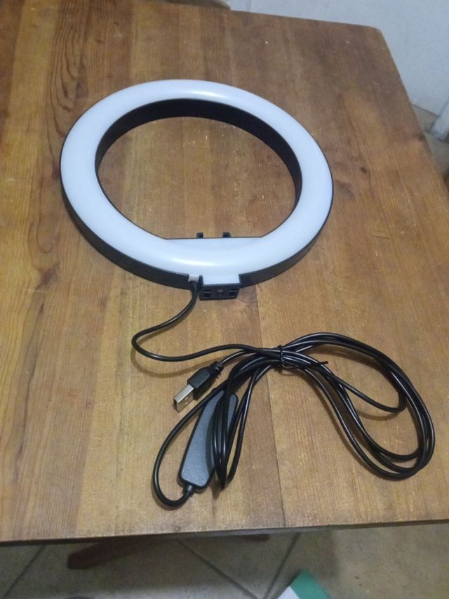 Aro de luz LED para móvil