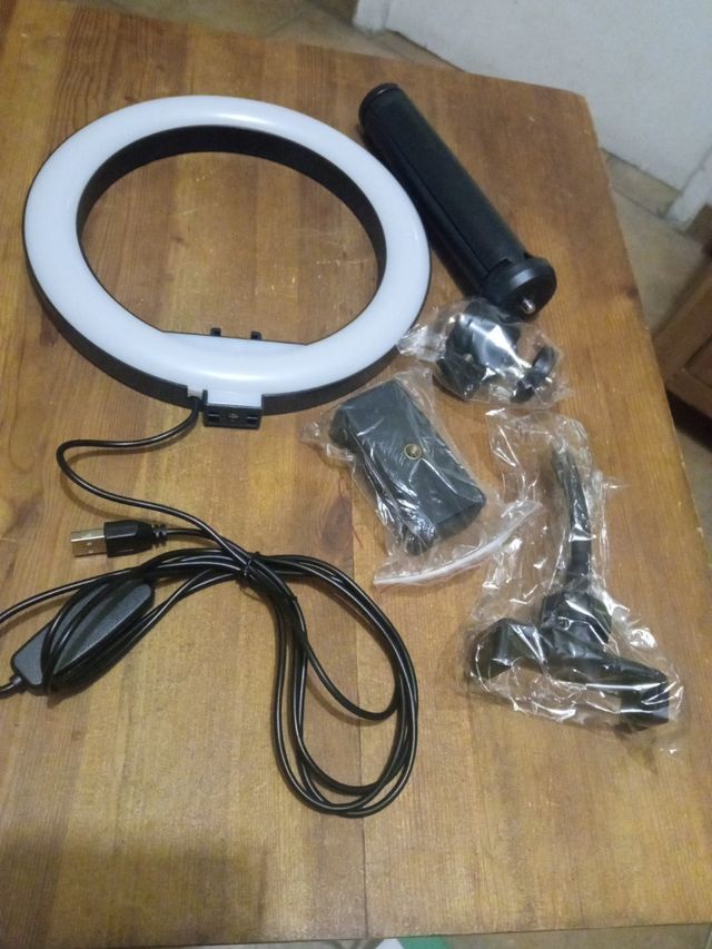 Aro de luz LED para móvil