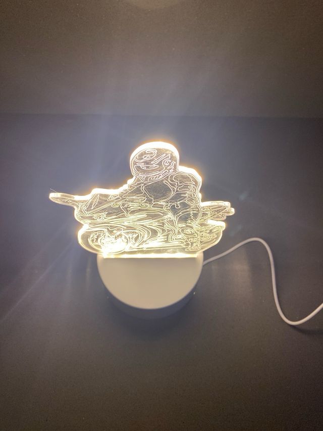 Lampara motociclista