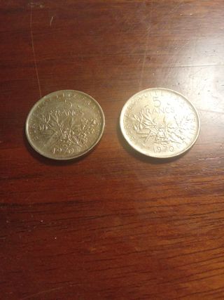 Monedas franco frances