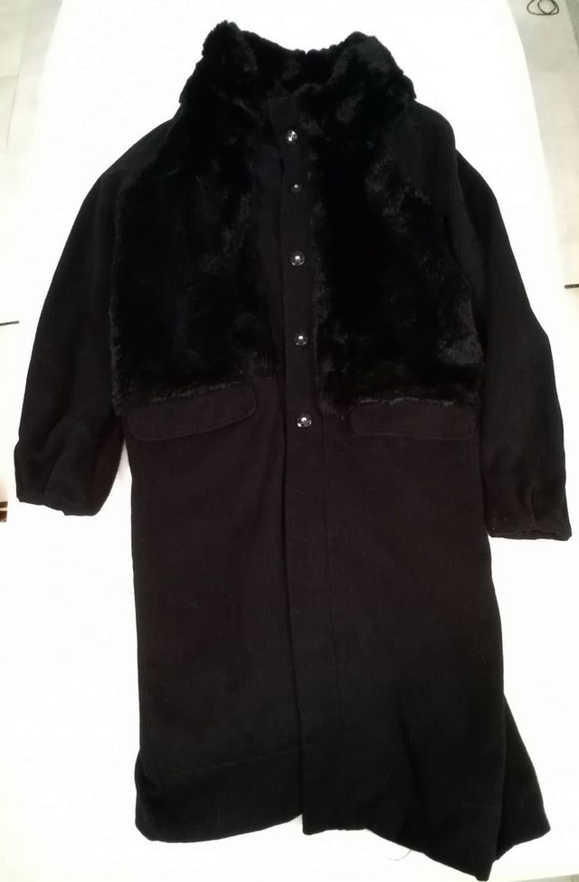 Cappotto lungo donna nero