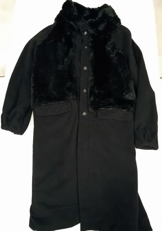 Cappotto lungo donna nero