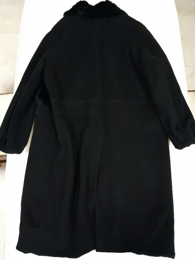 Cappotto lungo donna nero