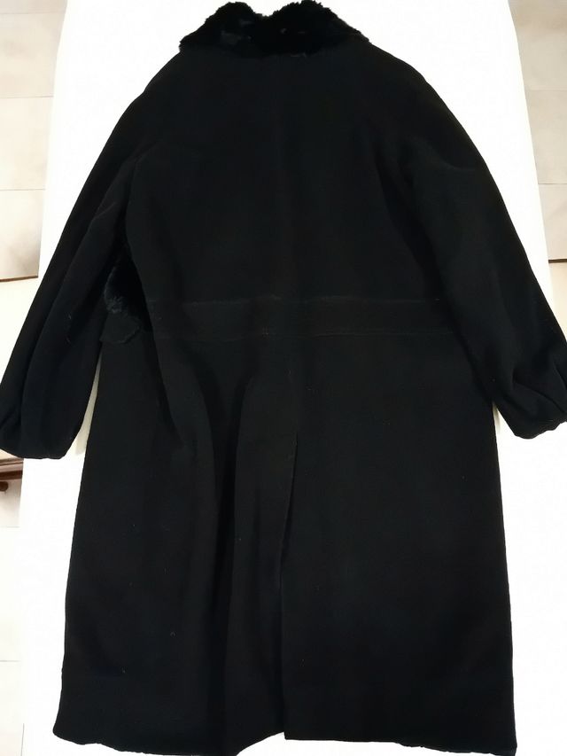 Cappotto lungo donna nero
