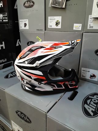 Casco moto XXL cross KYT fibra
