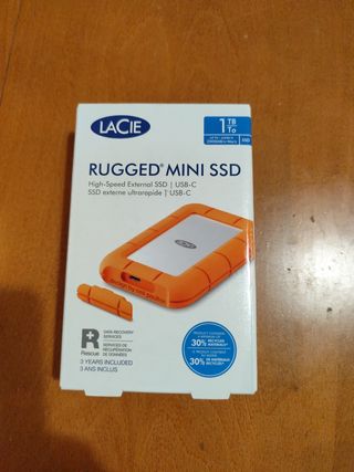 Disco duro LACIE RUGGED MINI SSD 1 TB