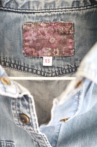 Camisa tejana de niña Bonpoint