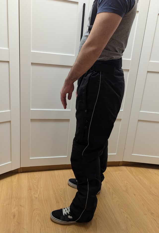 Pantalón sobre-pantalon moto invierno