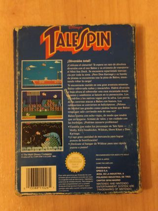 TALESPIN NINTENDO NES PAL ESPAÑOL